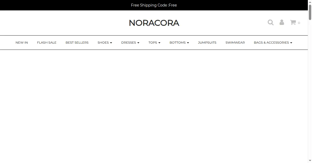 noracora.com as the Internet Archive first saved it, 24 Aug 2018