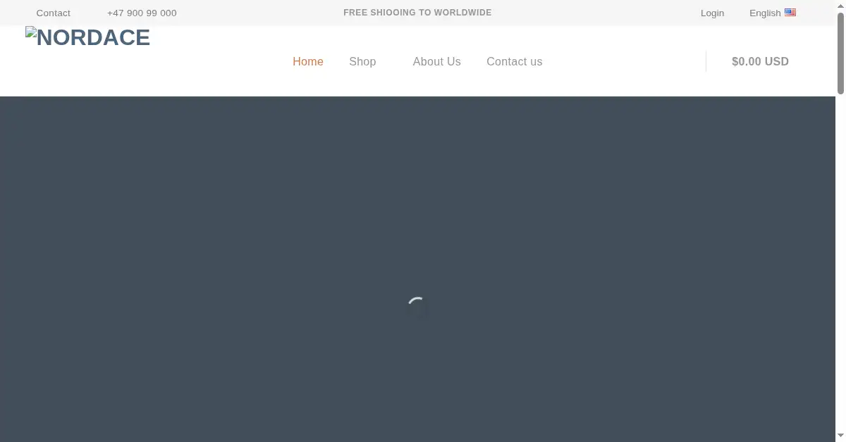 nordace.com as the Internet Archive first saved it, 15 Aug 2018