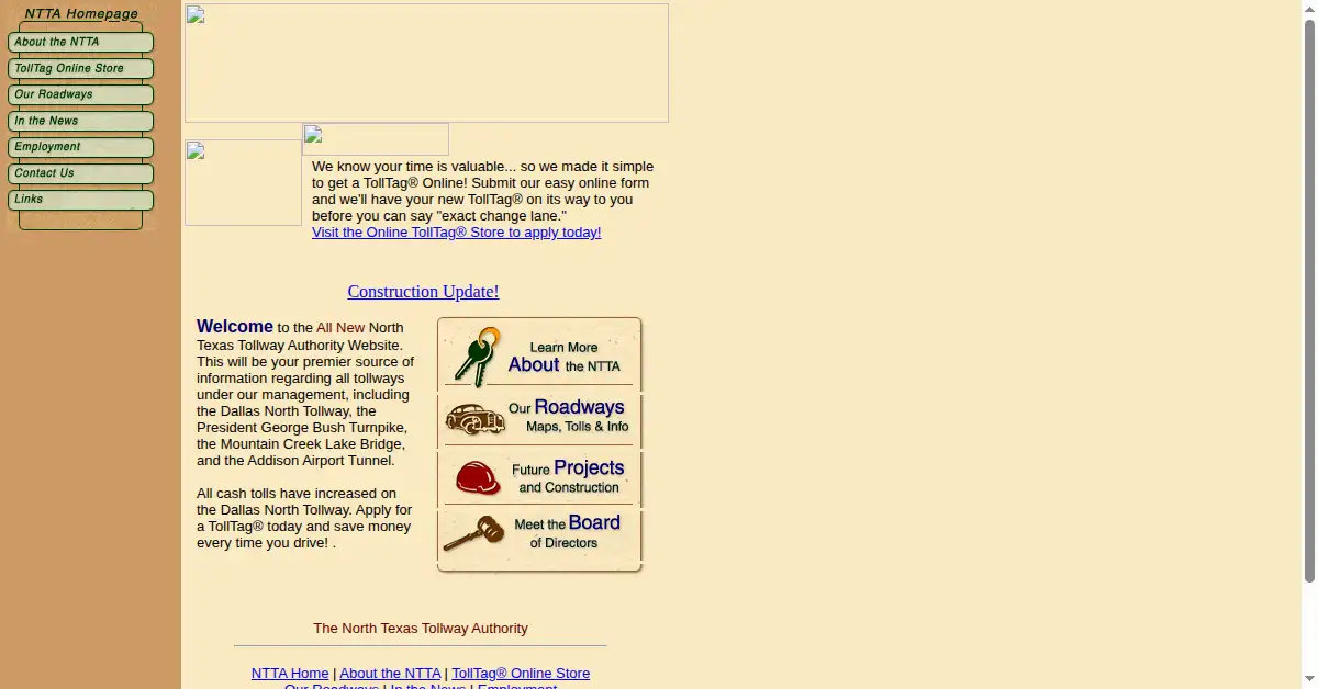 ntta.org as the Internet Archive first saved it, 20 Jun 2000