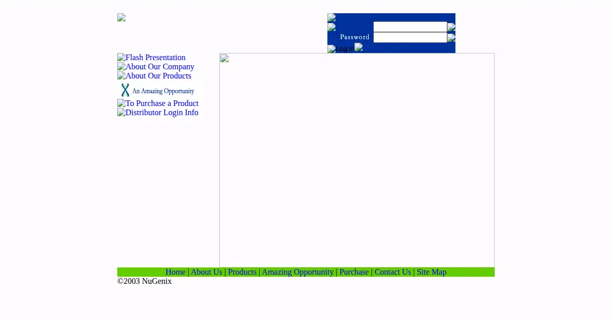 nugenix.com as the Internet Archive first saved it, 30 Jan 2003