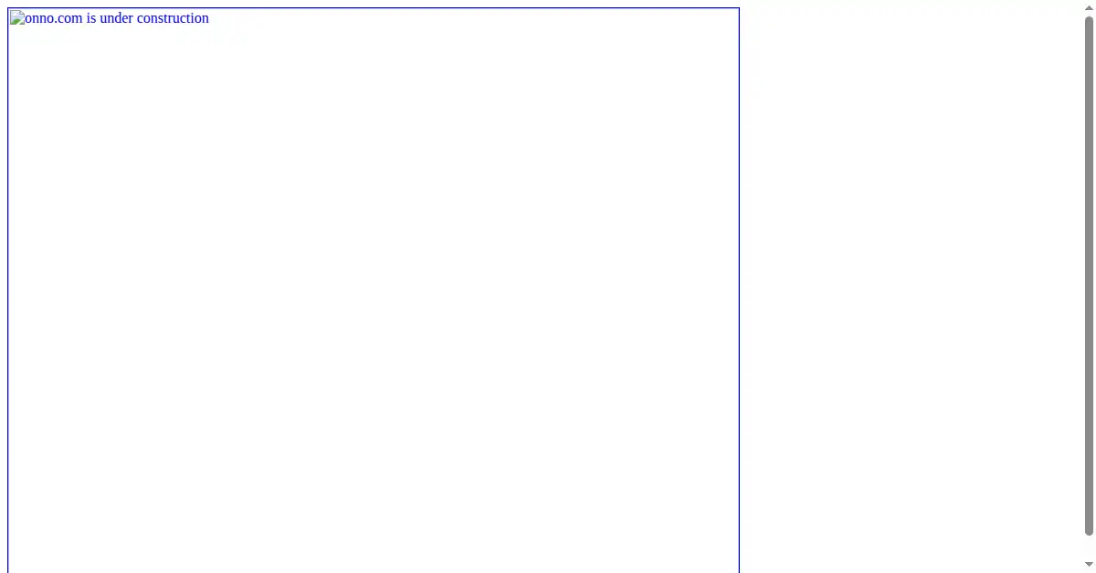 onno.com as the Internet Archive first saved it, 18 Oct 2000