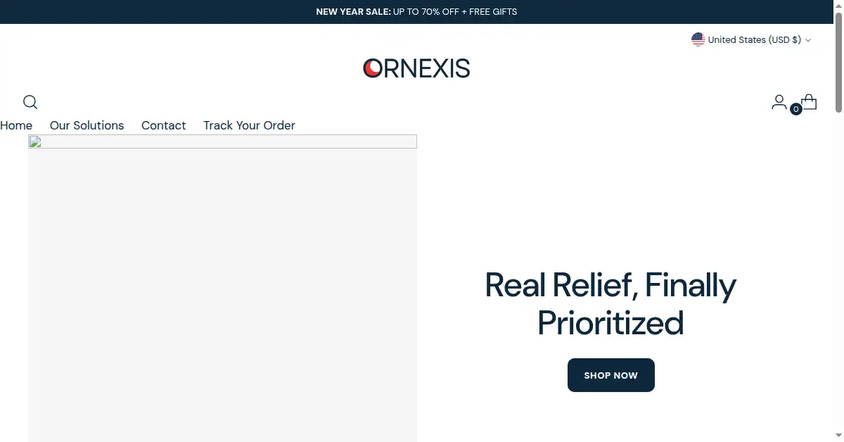 ornexis.com as the Internet Archive first saved it, 14 Jan 2026