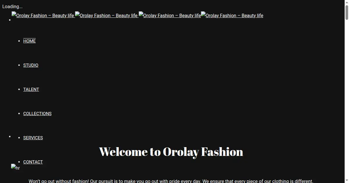 orolay.com as the Internet Archive first saved it, 2 Dec 2016