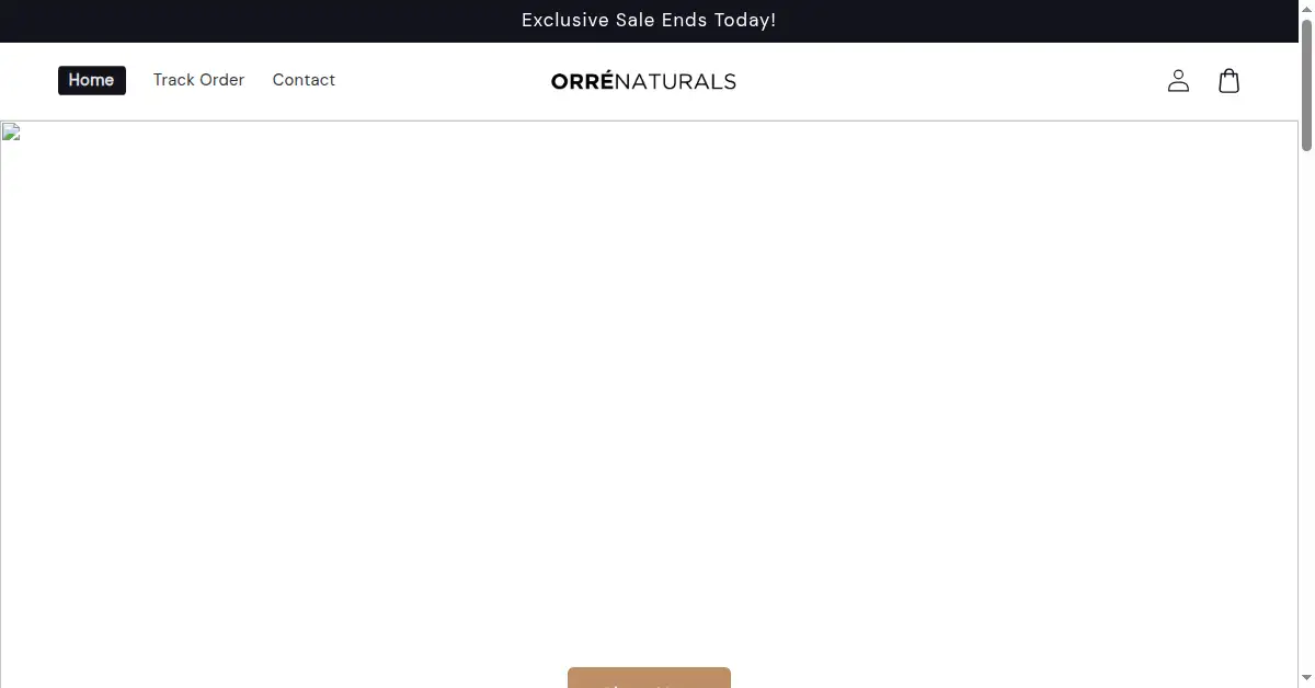 orrenaturals.com as the Internet Archive first saved it, 3 Apr 2025