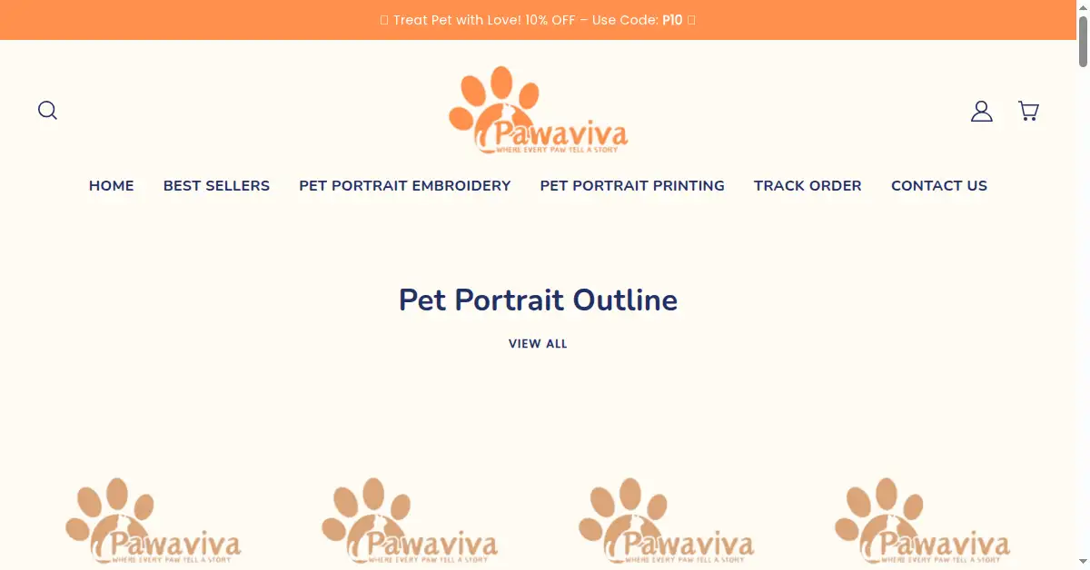 pawaviva.com as the Internet Archive first saved it, 8 Aug 2025