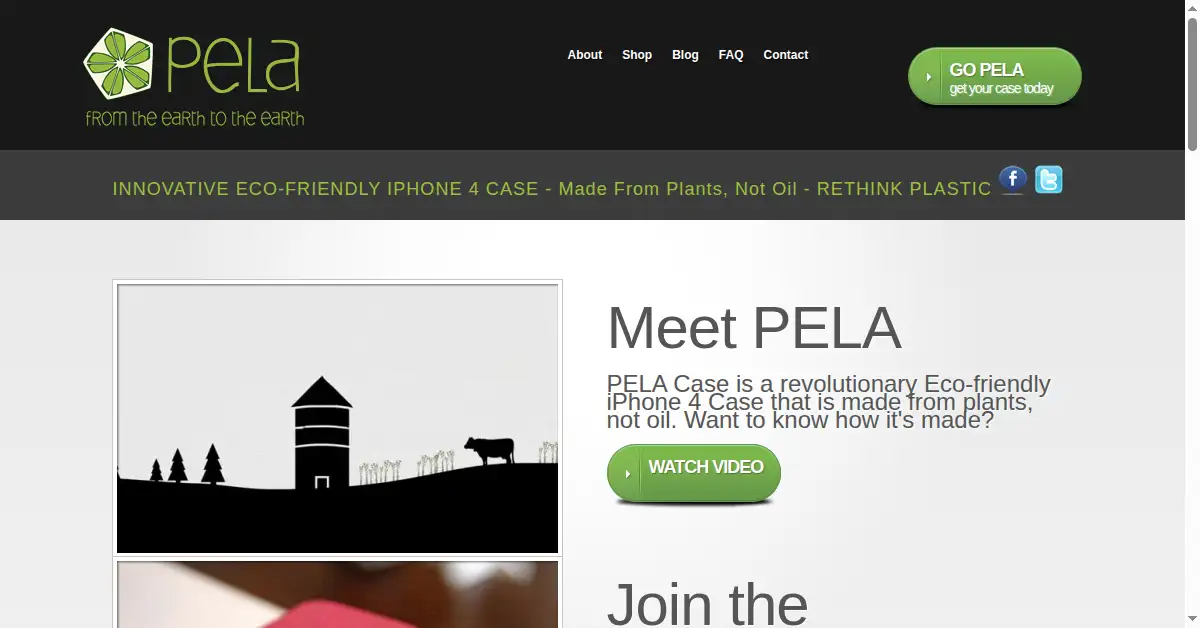 pelacase.com as the Internet Archive first saved it, 27 Sep 2011