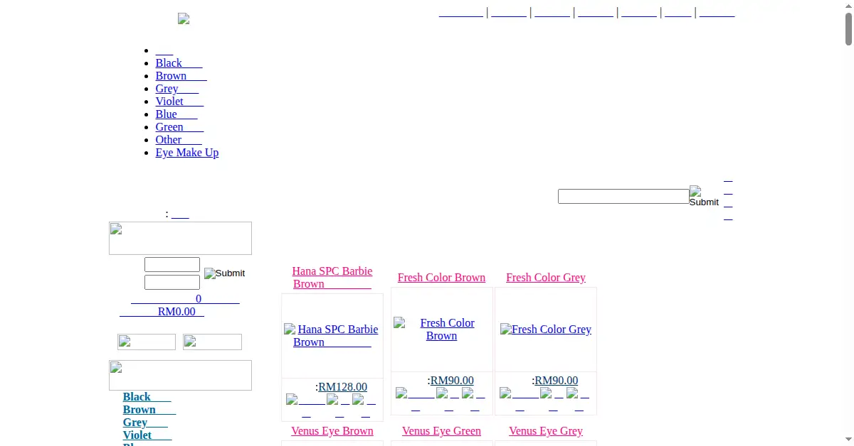 pinkyparadise.com as the Internet Archive first saved it, 22 Jun 2008
