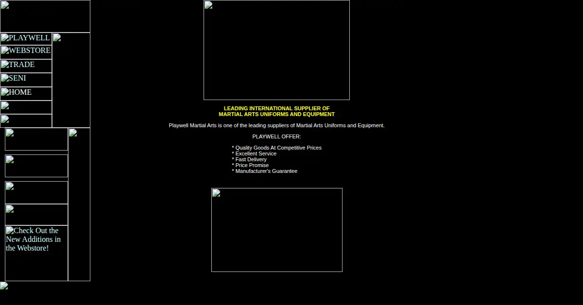 playwell.co.uk as the Internet Archive first saved it, 29 Jan 2003