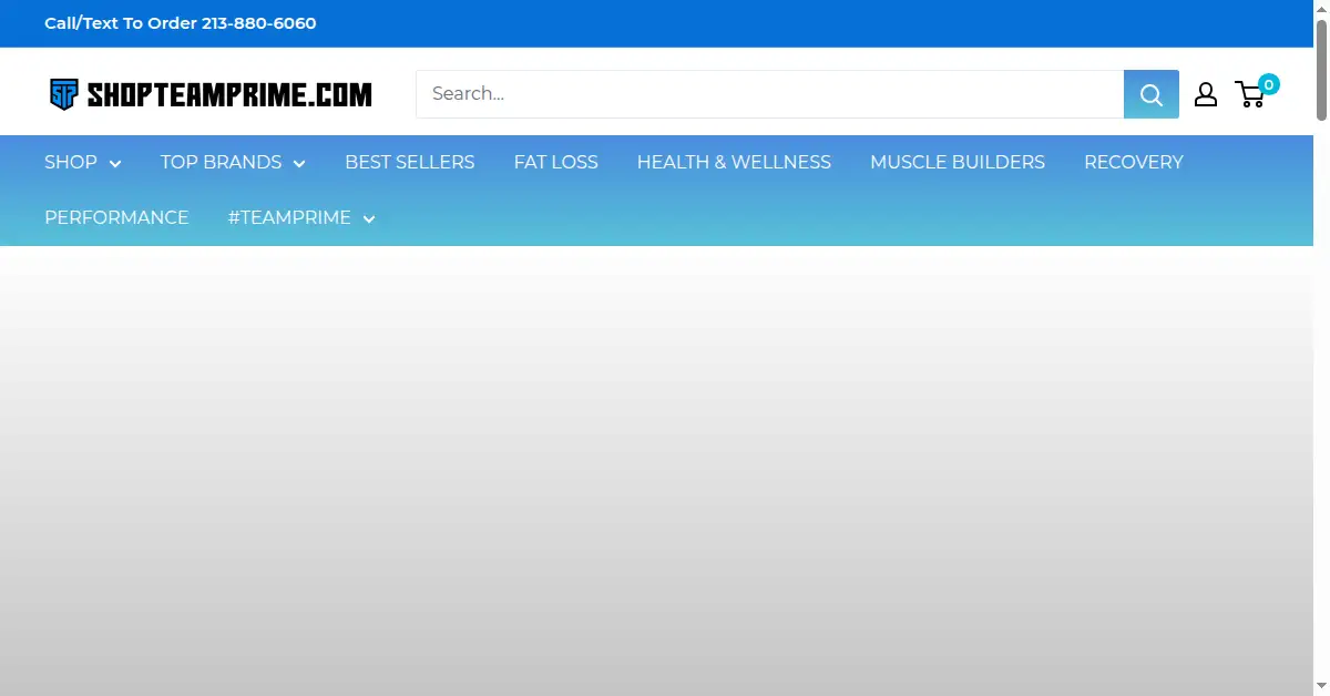 primesportsnutrition.com as the Internet Archive first saved it, 7 Jun 2023