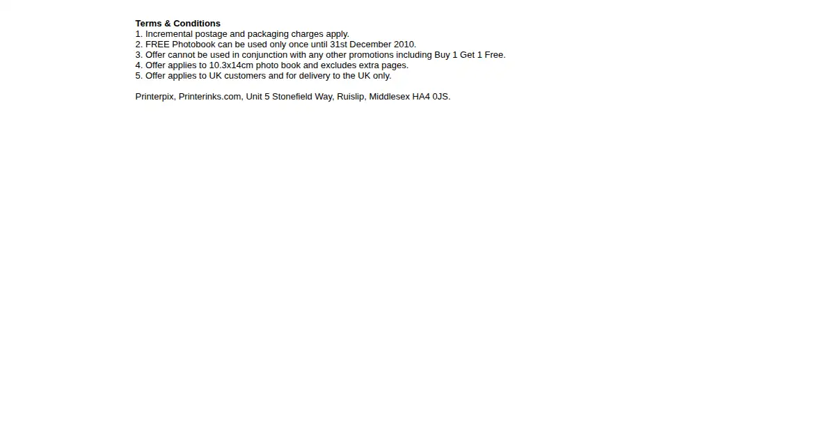 printerpix.com as the Internet Archive first saved it, 9 Dec 2010