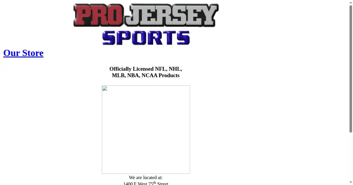 projerseysports.com as the Internet Archive first saved it, 5 Mar 2003