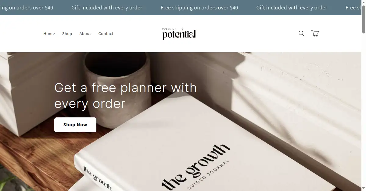pulseofpotential.com as the Internet Archive first saved it, 13 Apr 2024