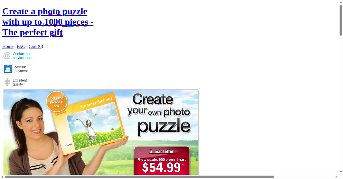 puzzleyou.com as the Internet Archive first saved it, 19 Sep 2012