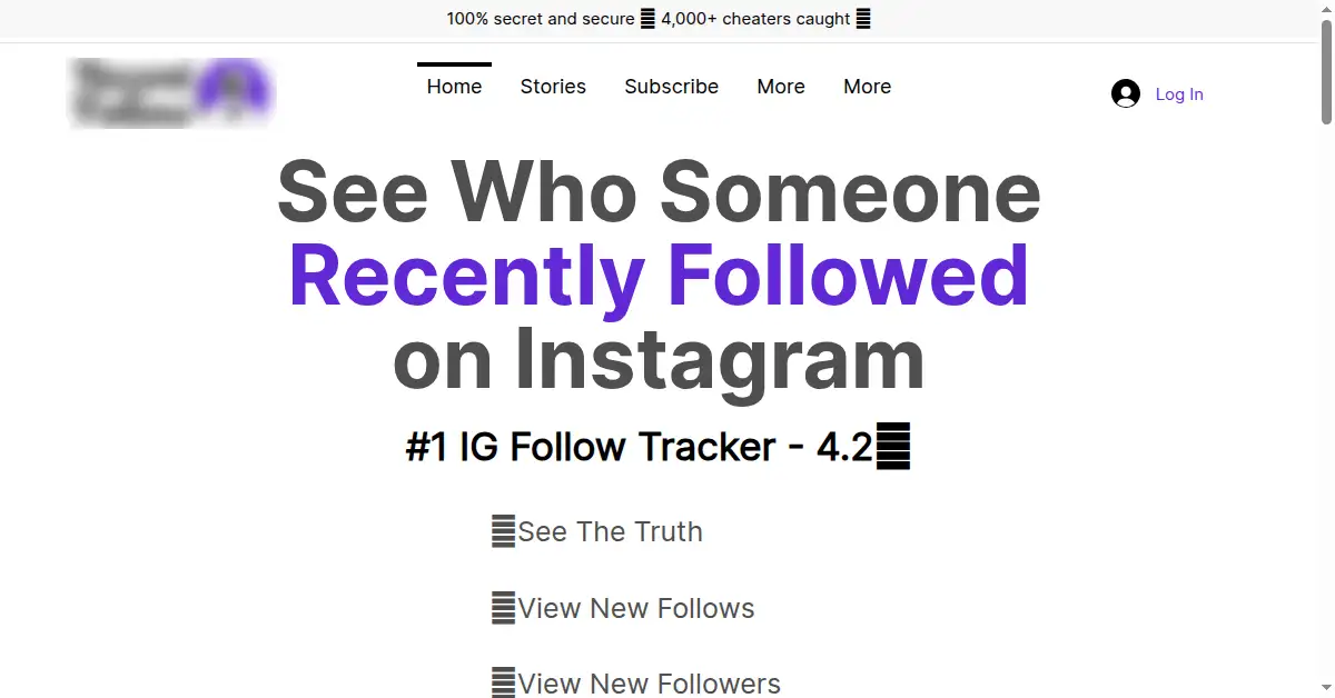recentfollow.com as the Internet Archive first saved it, 10 Nov 2024