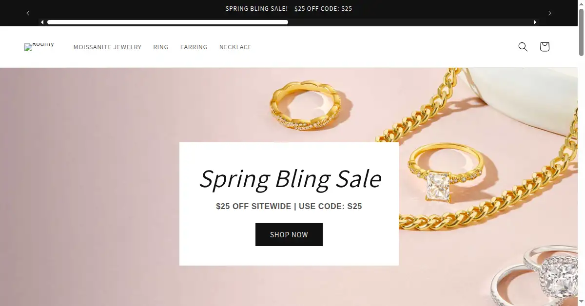 rodiffymoissanite.com as the Internet Archive first saved it, 27 Mar 2024