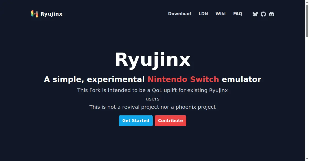 ryujinx.app as the Internet Archive first saved it, 30 Nov 2024