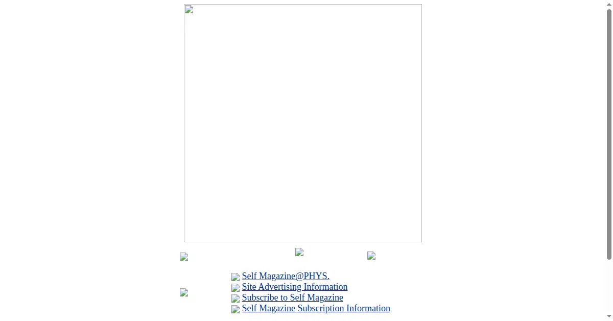 self.com as the Internet Archive first saved it, 11 Jan 1998