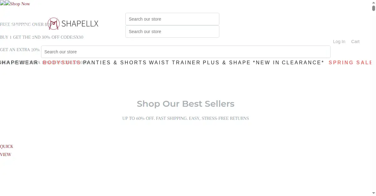 shapellx.com as the Internet Archive first saved it, 25 Mar 2020