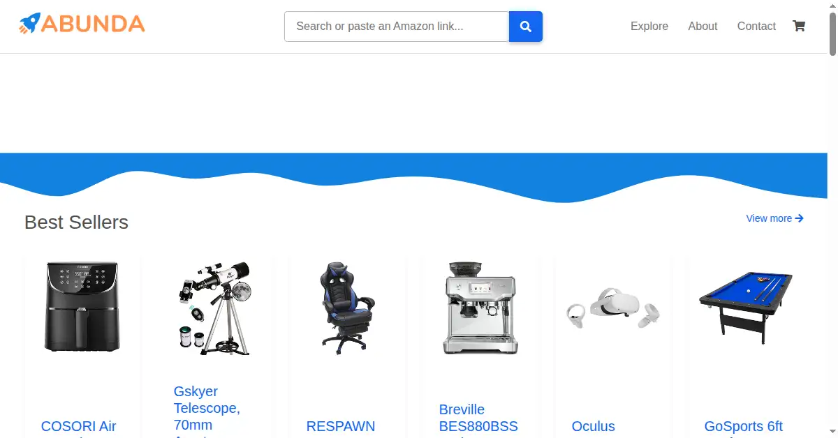 shopabunda.com as the Internet Archive first saved it, 17 Jan 2022