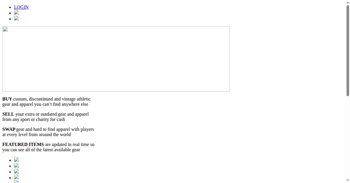 sidelineswap.com as the Internet Archive first saved it, 23 Jan 2012