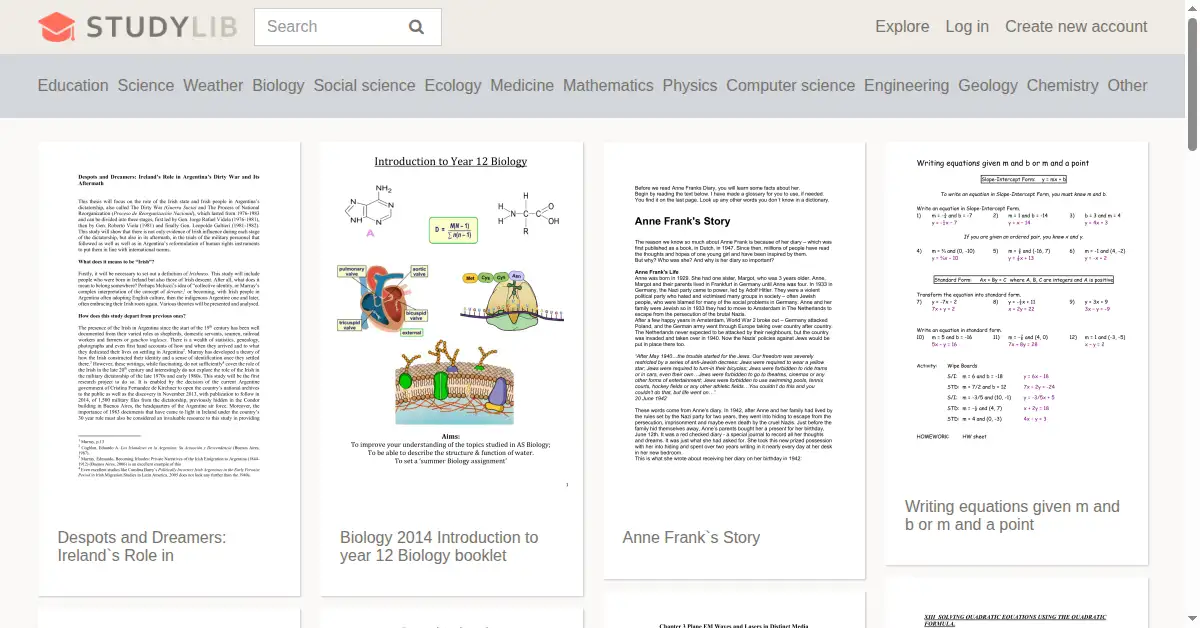 studylib.net as the Internet Archive first saved it, 12 Feb 2016