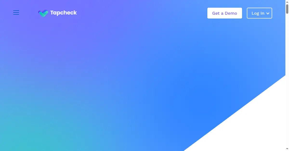 tapcheck.com as the Internet Archive first saved it, 20 Jan 2022