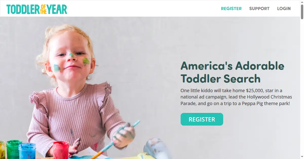 toddleroftheyear.org as the Internet Archive first saved it, 6 Jun 2025