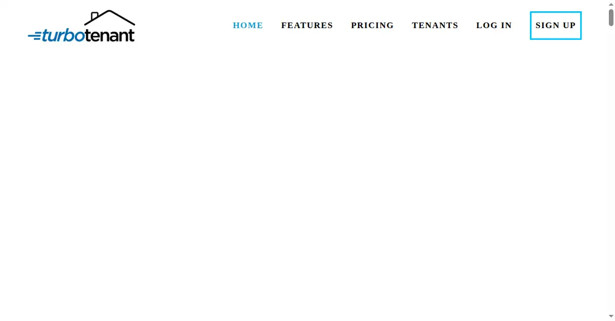 turbotenant.com as the Internet Archive first saved it, 26 Dec 2015