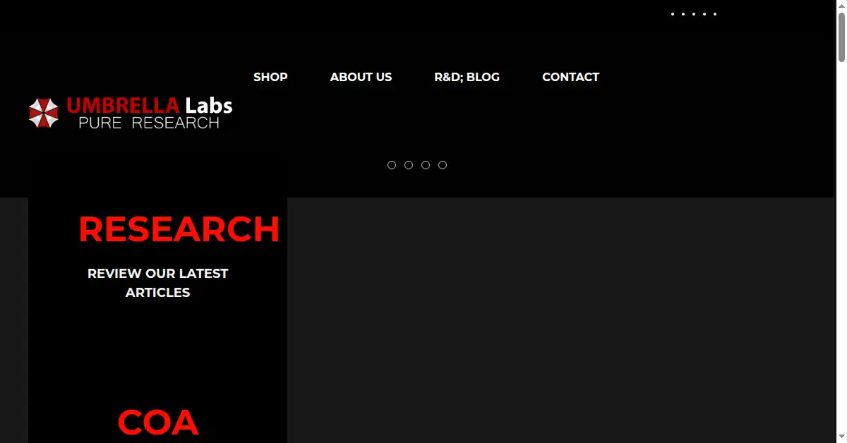 umbrellalabs.is as the Internet Archive first saved it, 26 Apr 2020