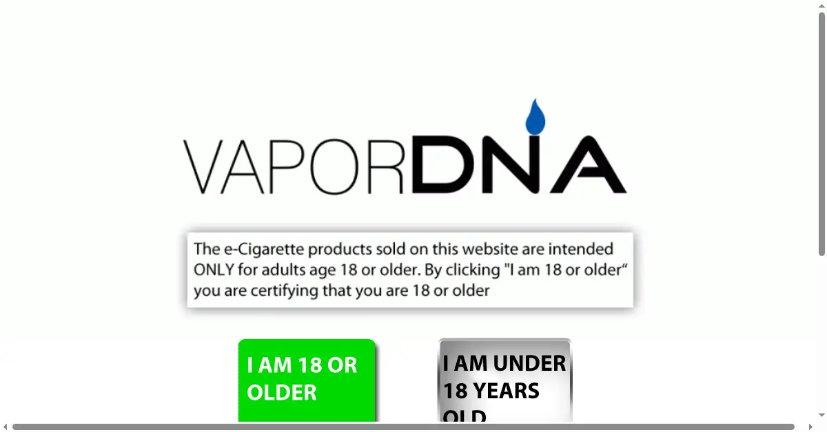 vapordna.com as the Internet Archive first saved it, 31 Aug 2013