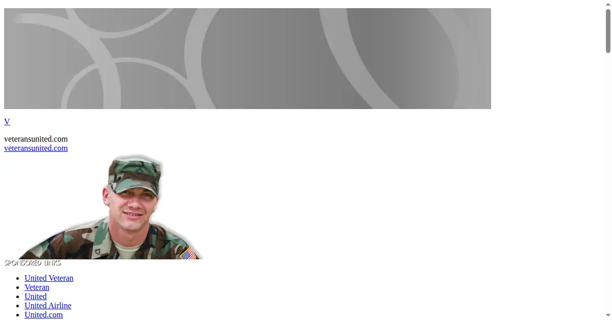 veteransunited.com as the Internet Archive first saved it, 15 May 2010
