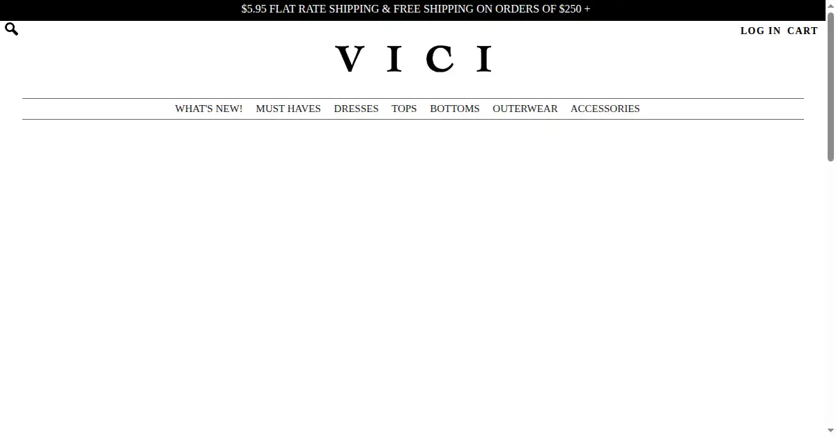 vicicollection.com as the Internet Archive first saved it, 16 Oct 2015