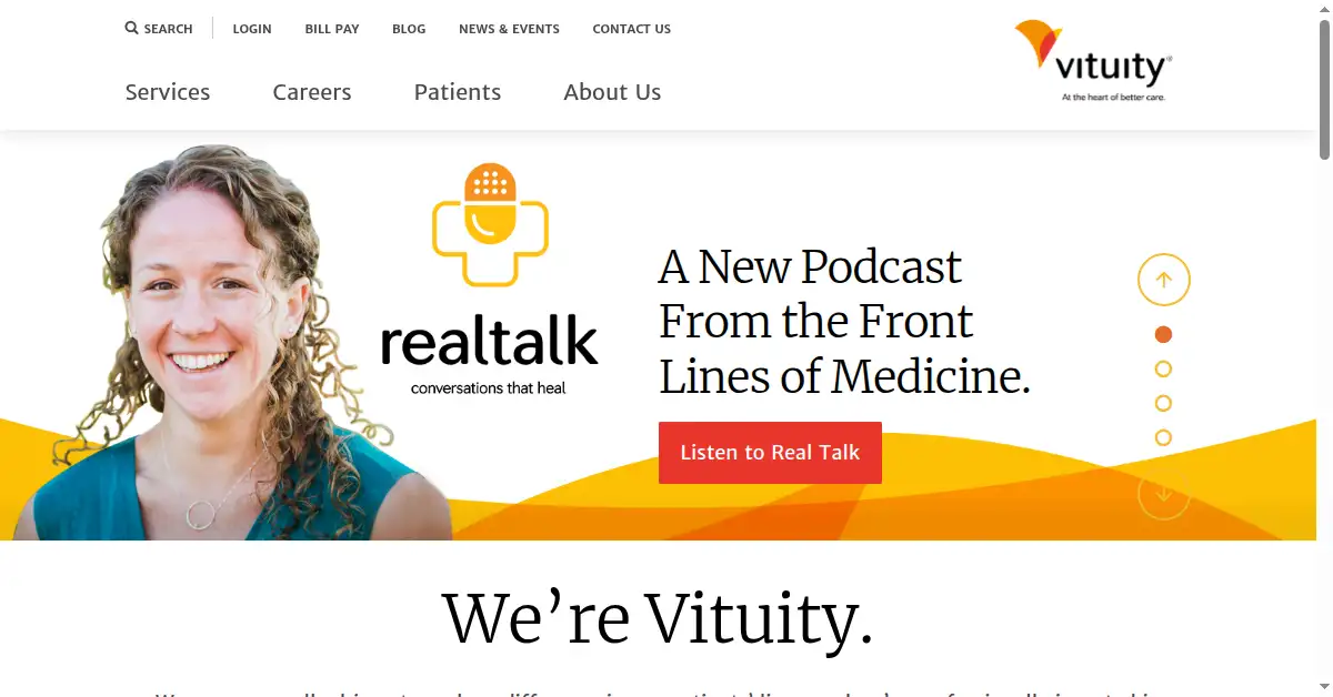 vituity.com as the Internet Archive first saved it, 8 Jan 2020
