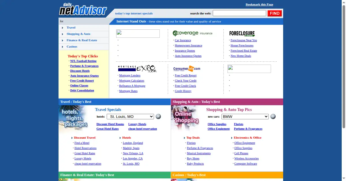 wantable.com as the Internet Archive first saved it, 24 Apr 2003