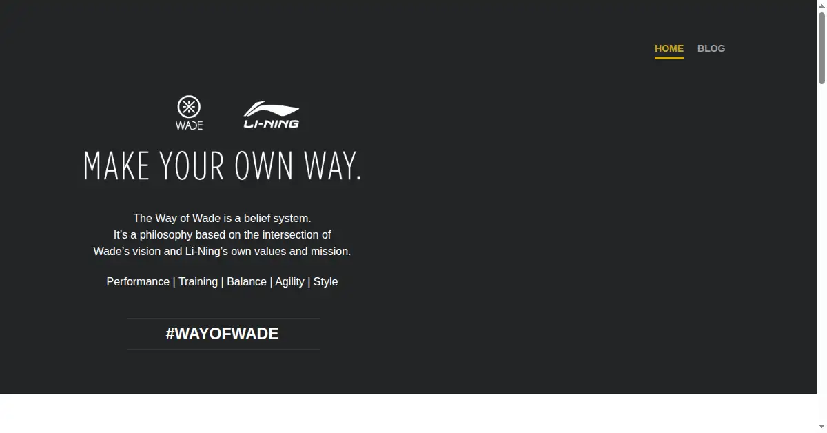 wayofwade.com as the Internet Archive first saved it, 17 Feb 2013