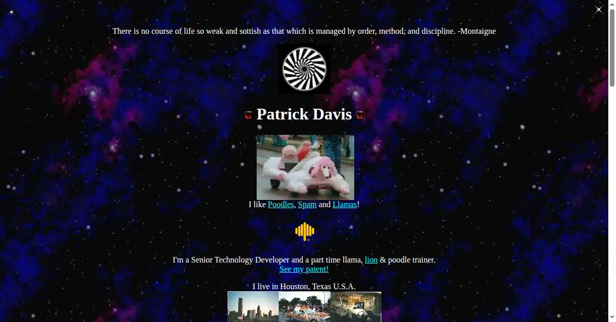 whoop.com as the Internet Archive first saved it, 5 Dec 1998