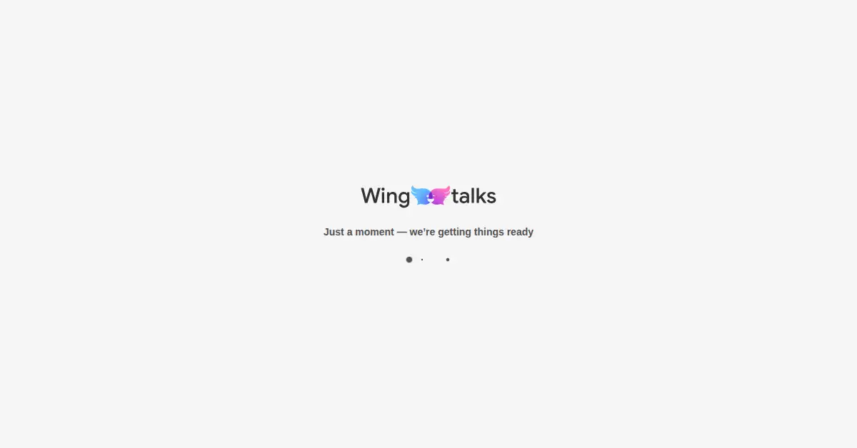 wingtalks.com as the Internet Archive first saved it, 24 Jul 2023