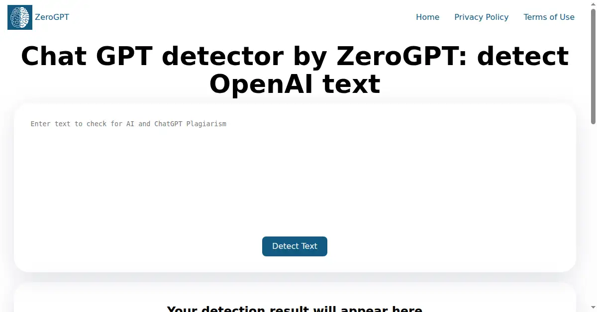 zerogpt.com as the Internet Archive first saved it, 18 Jan 2023