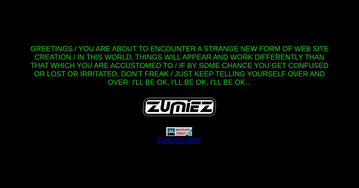 zumiez.com as the Internet Archive first saved it, 20 Feb 1998